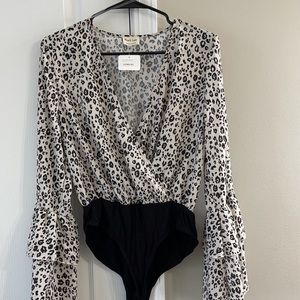 Peach Love Body Suit, Size Large